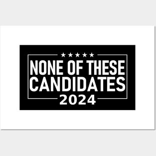 None of these Candidates 2024 Posters and Art